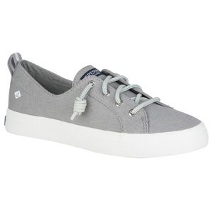 Women’s Sperry Crest Vibe Linen Sneaker in Grey